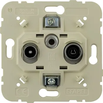 vypínač e2 elektro GmbH Zásuvka TV/R/SAT průběžná Logus