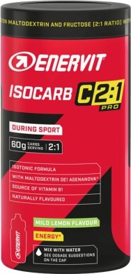 Enervit IsoCarb C2:1 650 g - citron + Sleva 3 % pro registrované