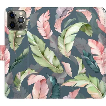 Pouzdro na mobilní telefon Flipové pouzdro iSaprio - Flower Pattern 09 - iPhone 12/12 Pro