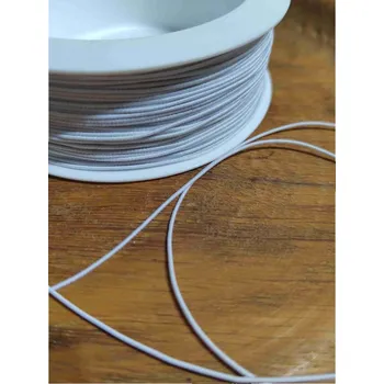 Textilie Pega Kulatá pruženka Ø0,8 mm 50 m bílá