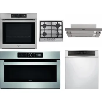 Set domácích spotřebičů WHIRLPOOL AKZ9 9480 IX + WHIRLPOOL AKR 351/IX + WHIRLPOOL AKR 5390/1 IX + WHIRLPOOL ABSOLUTE AMW 730 IX + WHIRLPOOL WBC 3C34 PF X