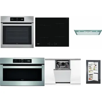 Set domácích spotřebičů WHIRLPOOL ABSOLUTE AKZ9 6230 IX + WHIRLPOOL WS Q2760 BF + WHIRLPOOL AKR 650/1 IX + WHIRLPOOL ABSOLUTE AMW 730 IX + WHIRLPOOL WSIO 3O34 PFE X + WHIRLPOOL ART 65031