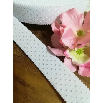 Textilie Pruženka / ramínková šíře 23 mm bílá