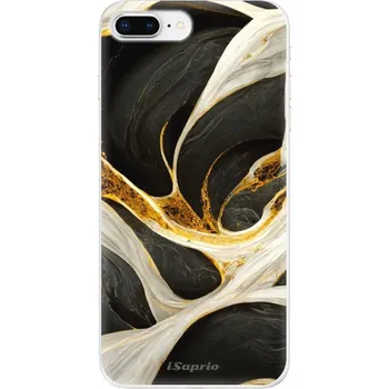 Odolné silikonové pouzdro iSaprio - Black and Gold - iPhone 8 Plus