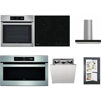 Set domácích spotřebičů WHIRLPOOL ABSOLUTE AKZ9 6230 IX + WHIRLPOOL AKT 8900 BA + WHIRLPOOL WHBS 62F LT K + WHIRLPOOL ABSOLUTE AMW 730 IX + WHIRLPOOL WIO 3T133 PLE + WHIRLPOOL ART 65031