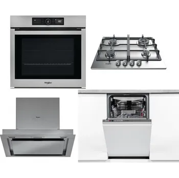 Set domácích spotřebičů WHIRLPOOL AKZ9 9480 IX + WHIRLPOOL TKRL 661 IX EU + WHIRLPOOL AKR 860 IX + WHIRLPOOL WSIO 3O34 PFE X
