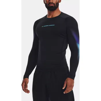 Pánské tričko Pánské funkční tričko Under Armour UA HG Armour Novelty LS-BLK - černé Velikost: XL