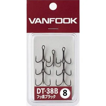 Vanfook Trojháčky DT-38B Počet kusů: 7ks, Velikost háčku: #8