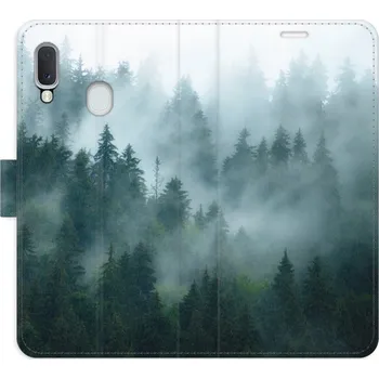 Pouzdro na mobilní telefon Flipové pouzdro iSaprio - Dark Forest - Samsung Galaxy A20e