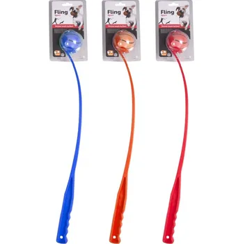 Pro psa Flamingo Vrhač gumových míčků 63cm