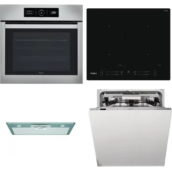 Set domácích spotřebičů WHIRLPOOL ABSOLUTE AKZ9 6230 IX + WHIRLPOOL WL S7260 NE + WHIRLPOOL AKR 650/1 IX + WHIRLPOOL WIO 3T133 PLE
