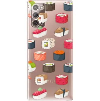 Pouzdro na mobilní telefon Odolné silikonové pouzdro iSaprio - Sushi Pattern - Samsung Galaxy Note 20
