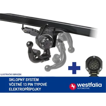 Autodíl Tažné zařízení Hyundai Tucson 2020- , sklopné vč. 13pin EP, Westfalia