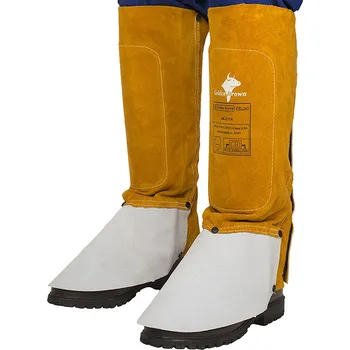 Příslušenství ke svářečce Svářečské kamaše WELDAS Golden Brown