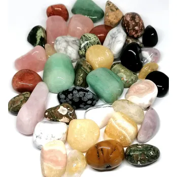 Sada 10 leštěných minerálů – esoterické kameny v akci (Tromlované kameny – 10 ks v akční nabídce pro feng shui, čakry a sběratelství)