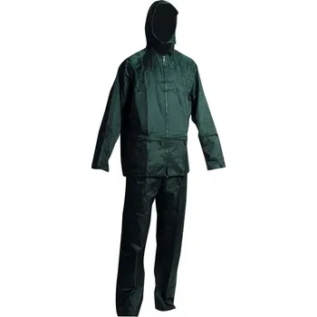 Rybářské oblečení Rybářský nepromokavý oblek zelený kalhoty + bunda