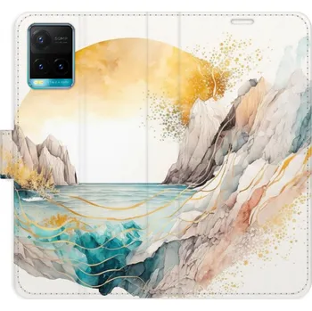 Pouzdro na mobilní telefon Flipové pouzdro iSaprio - Winter in the Mountains - Vivo Y21 / Y21s / Y33s