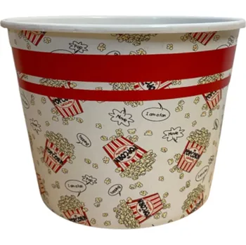 Dóza na potraviny Kbelík na popcorn 2l - vzor 09