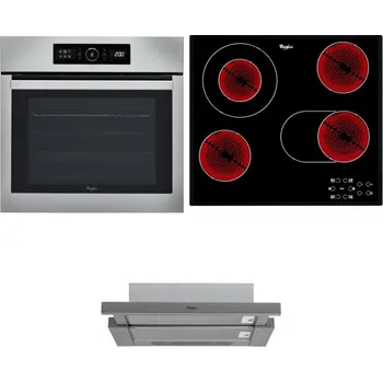 Set domácích spotřebičů WHIRLPOOL ABSOLUTE AKZ9 6230 IX + WHIRLPOOL AKT 8190/BA + WHIRLPOOL AKR 749/1 IX
