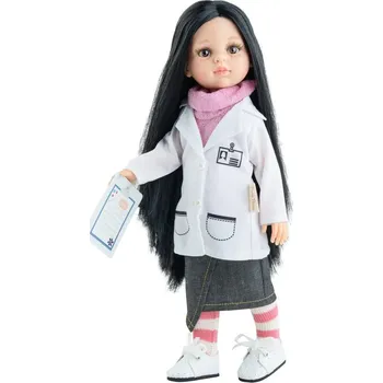 Panenka Realistická panenka Estela - vědecká pracovnice od f. Paola Reina ze Španělska (Amigas Profesiones - 32 cm)