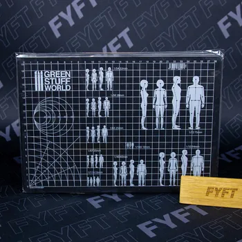 Green Stuff World Scale Cutting Mat A4 (Green Stuff World)