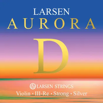 Struna pro kytaru a smyčcový nástroj Larsen Aurora Struny pro housleD Silver 4/4 Strong 30537