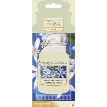 Vůně do auta Vůně do auta - Papírová Visačka - MIDNIGHT JASMINE (Papírová visačka YANKEE CANDLE Neutralizuje pachy a provoní auto až na 1 měsíc)