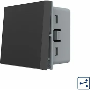 vypínač LIVOLO Vypínač mechanický křížový - č. 7 černý