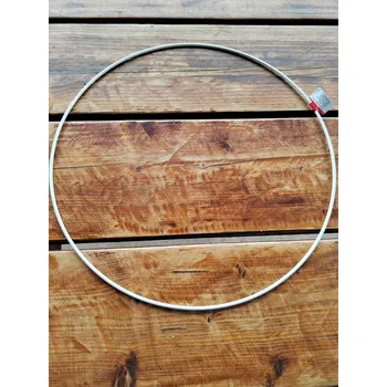 Lapač snů Kovový kruh na lapač snů / k dekorování Ø40 cm bílá