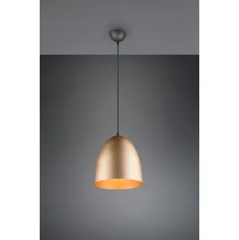 Trio R30661008 závěsné stropní svítidlo Tilda 1x40W | E27 - nastavitelná výška, mosaz + K nákupu nad 3000 Kč dárek zdarma