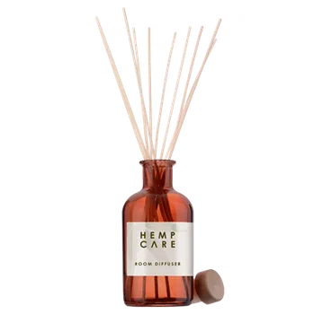 Aroma difuzér Allegrini Vonné tyčinky Hemp Care ve skleněném difuzéru 400 ml