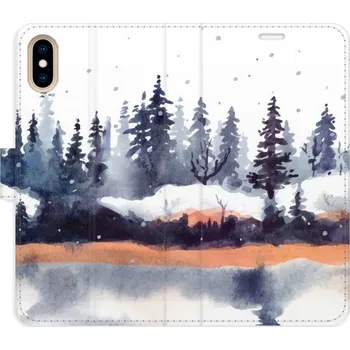 Pouzdro na mobilní telefon Flipové pouzdro iSaprio - Winter 02 - iPhone X/XS