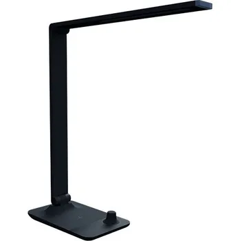 Lampička PANLUX Stolní LED lampička MASTER s integrovanou bezdrátovou nabíječkou, černá