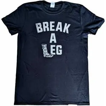 Pánské tričko Merch Foo Fighters: Foo Fighters Unisex T-shirt: Break A Leg Milton Keynes (back Print) (ex-tour) (medium) M