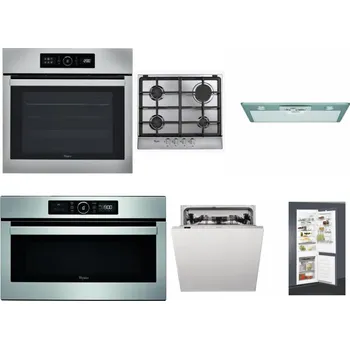 Set domácích spotřebičů WHIRLPOOL ABSOLUTE AKZ9 6230 IX + WHIRLPOOL AKR 351/IX + WHIRLPOOL AKR 650/1 IX + WHIRLPOOL ABSOLUTE AMW 730 IX + WHIRLPOOL WIC 3C33 PFE + WHIRLPOOL ART 65031
