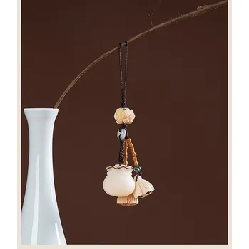 Přívěsek Přívěsek lotos z buxusu 2