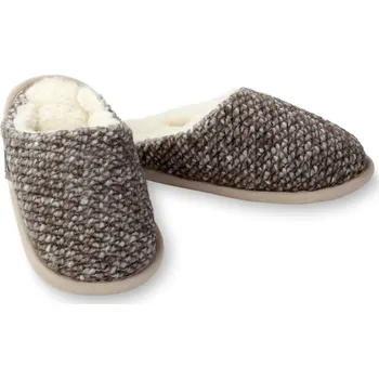 Dívčí pantofle Wooline Domácí vlněné papuče MOON, béžové Velikost obuvi: 41-42