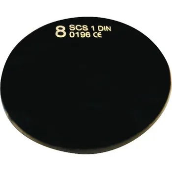 Svářečská kukla Severosklo Kamenický Šenov Sklo pro svářečskou kuklu pr. 50 DIN 4 - tmavé