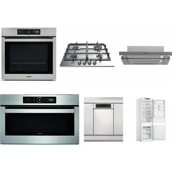 Set domácích spotřebičů WHIRLPOOL AKZ9 9480 IX + WHIRLPOOL TKRL 661 IX EU + WHIRLPOOL AKR 749/1 IX + WHIRLPOOL ABSOLUTE AMW 730 IX + WHIRLPOOL WSBO 3O34 PF X + WHIRLPOOL WHC18 T311