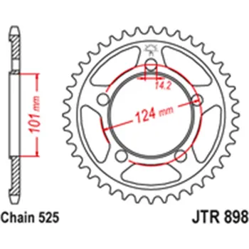 Řetězová sada pro motocykl Zadní rozeta KTM 1190 RC8 R Red Bull Ltd Ed. 2010 37 zubů