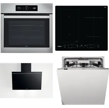 Set domácích spotřebičů WHIRLPOOL ABSOLUTE AKZ9 6230 IX + WHIRLPOOL WL B8160 NE + WHIRLPOOL AKR 62F LT K + WHIRLPOOL WIO 3O540 PELG