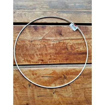 Lapač snů Kovový kruh na lapač snů / k dekorování Ø30 cm bílá