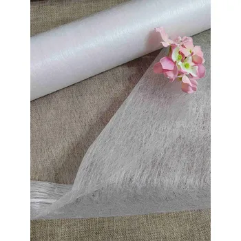 Krajka Dekorační netkaná textilie šíře 50 cm bílá