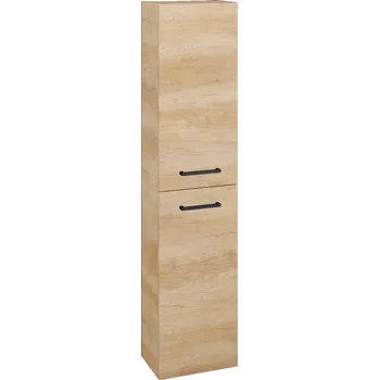 Koupelnový nábytek Dřevojas Vysoká skříň DOOR SV1D2 35 - D15 Nebraska / Úchytka T06 / D15 Nebraska / Pravé