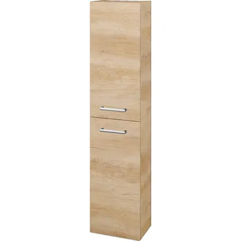 Koupelnový nábytek Dřevojas Vysoká skříň DOOR SV1D2 35 - D15 Nebraska / Úchytka T03 / D15 Nebraska / Levé