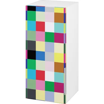 Koupelnový nábytek Dřevojas Horní skříňka SYD 35 - N01 Bílá lesk / Úchytka T05 / IND Individual / Levé