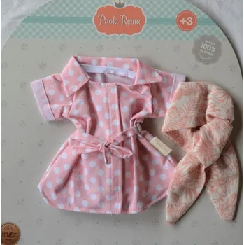 Doplněk pro panenku Obleček na miminko - holčičku Paqui od firmy Paola Reina (Obleček na Los Gordis 34 cm)