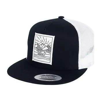 Kšiltovka Meatfly kšiltovka Thunderbolt Trucker Sunny Black/White | Černá | Velikost One Size