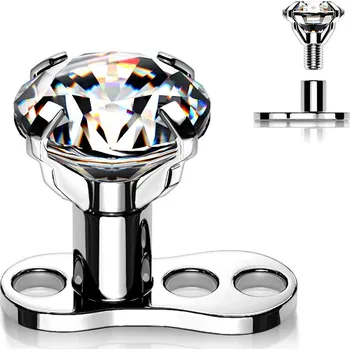 Šperk Šperky4U Kompletní microdermal piercing 1,6 mm - MD038C-05