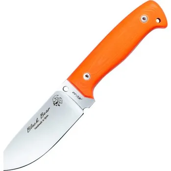 Pracovní nůž J&V ADVENTURE BLACKBEAR ORANGE, pevný nůž s pouzdrem 1501-MF